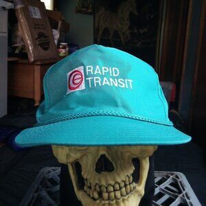 Vintage Rapid Transit Rope Snap Trucker Hat Cap